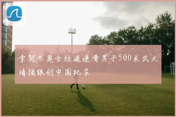 索契冬奥会短道速滑男子500米武大靖摘银创中国纪录